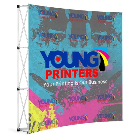 Curved Banner Wall Print - Young Printers